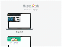 Tablet Screenshot of hanselortiz.com